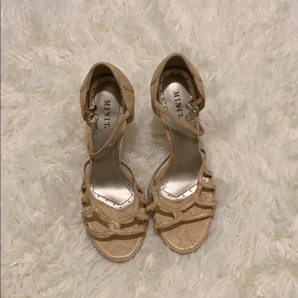 Animal print sandals